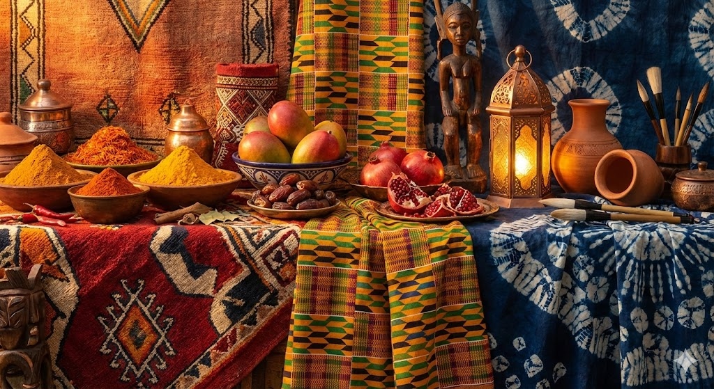 Cultural market collage